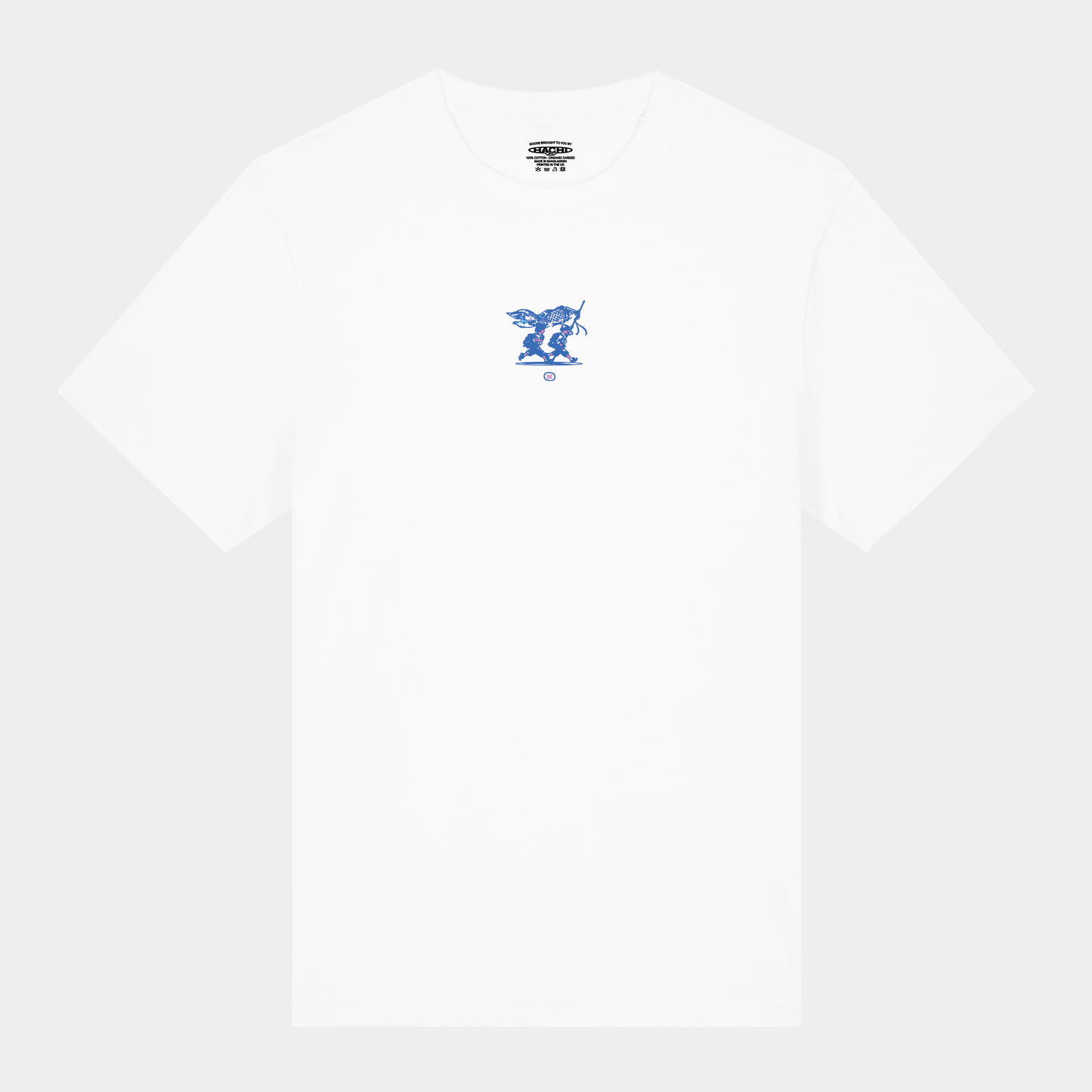 'Koinobori' White Heavy Oversized T-shirt