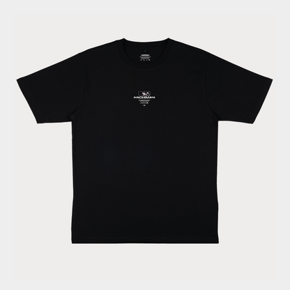HLR035 'AOI 23' Black Organic Oversized T-shirt