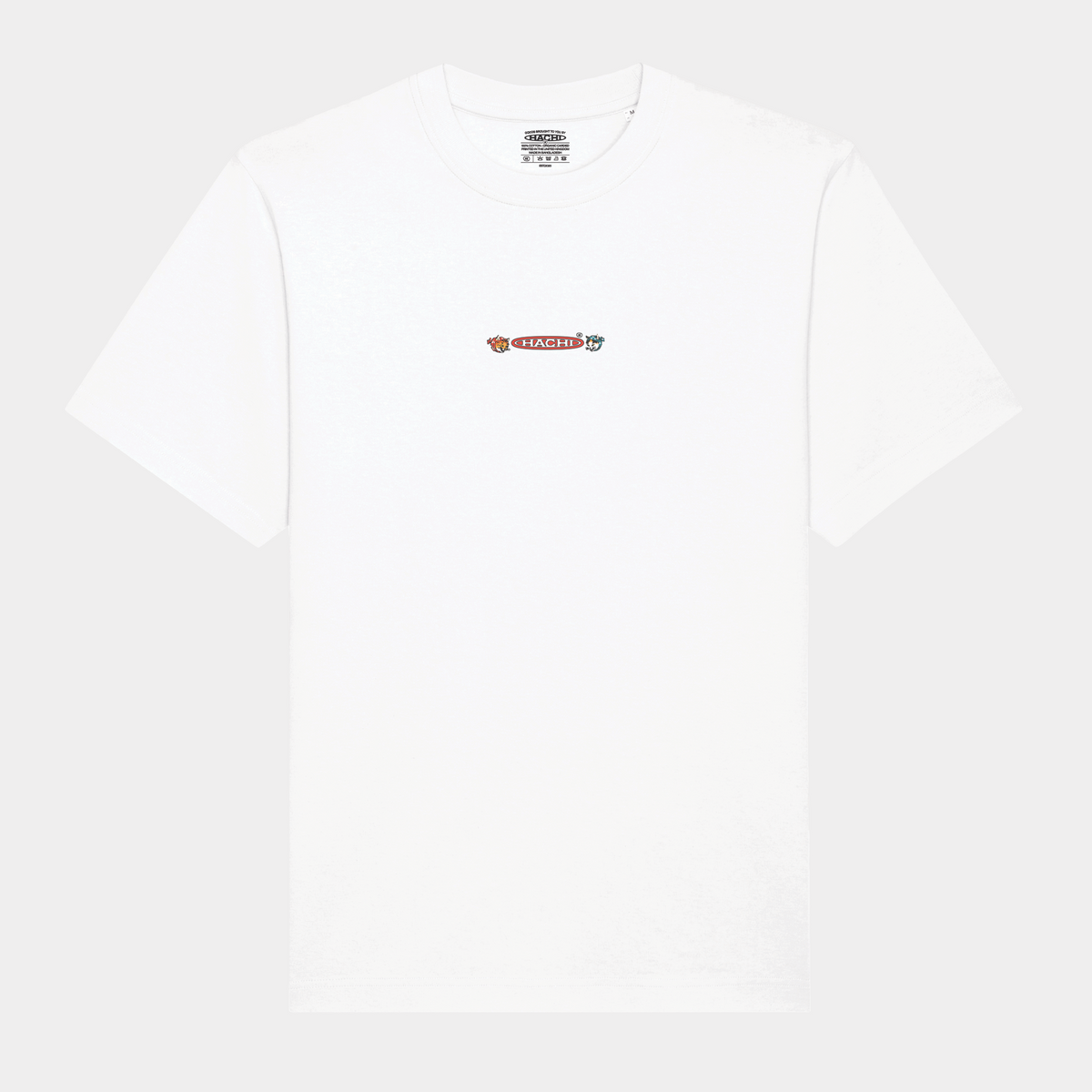 'DOKU' White Heavy Oversized T-shirt