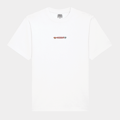 'DOKU' White Heavy Oversized T-shirt