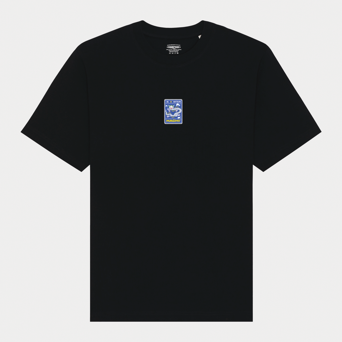 'Kitte' Black Heavy Oversized T-shirt