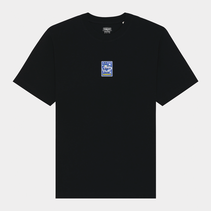 'Kitte' Black Heavy Oversized T-shirt