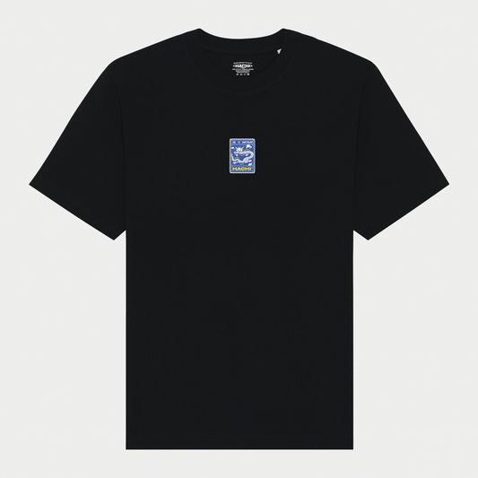 'Kitte' Black Heavy Oversized T-shirt