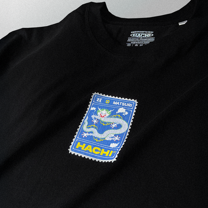 'Kitte' Black Heavy Oversized T-shirt