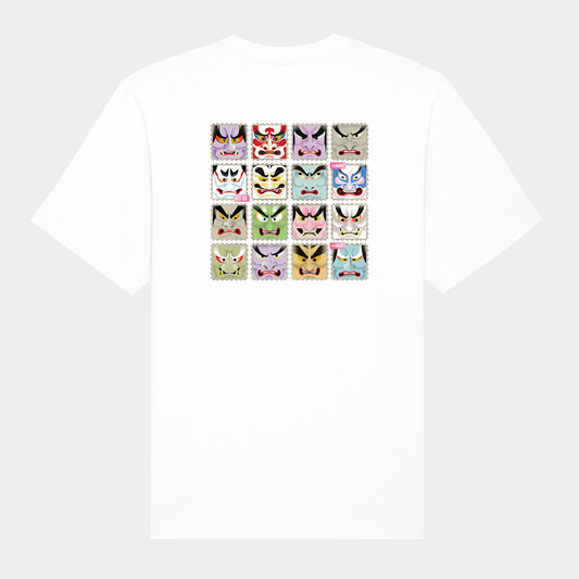 'Kamen' White Heavy Oversized T-shirt