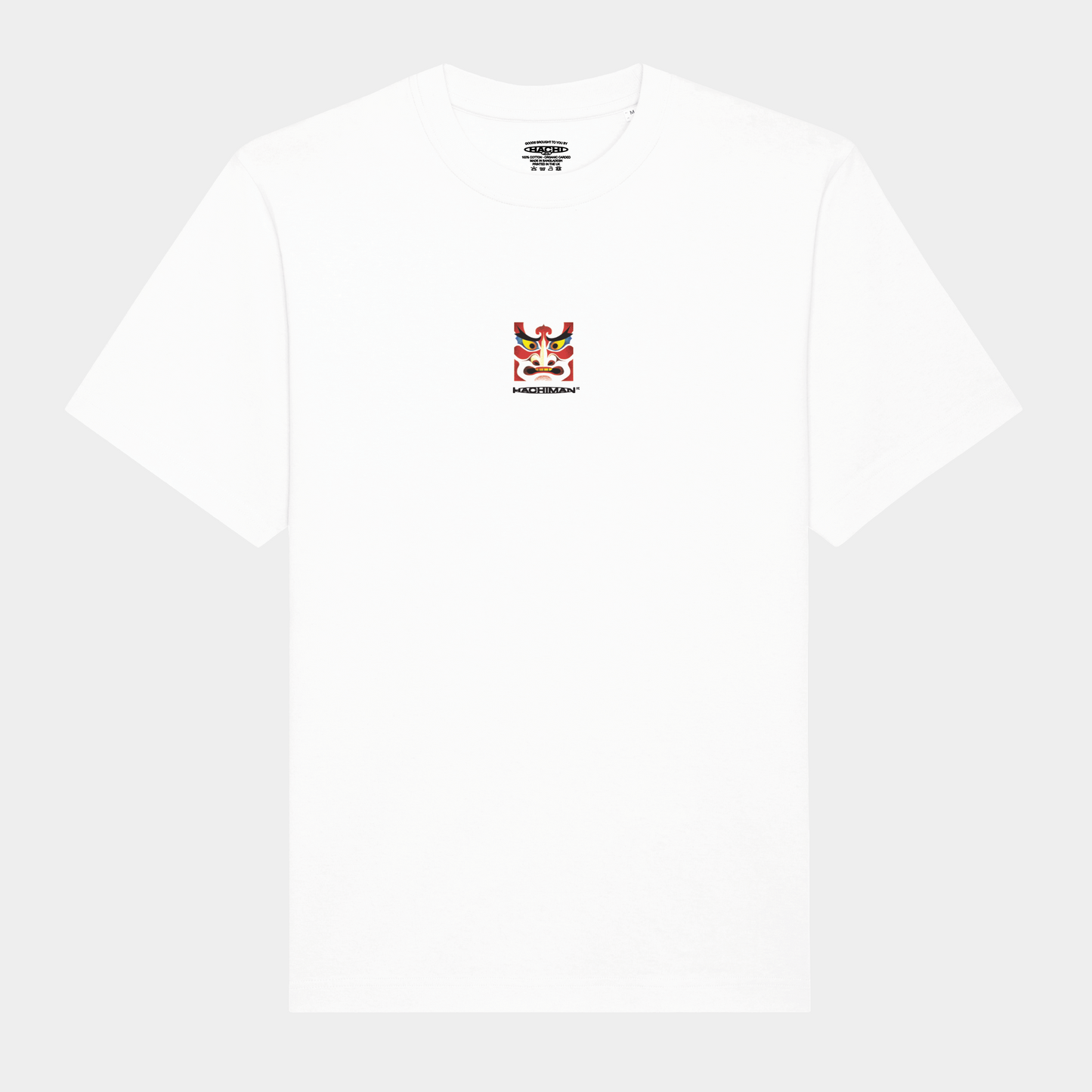 'Kamen' White Heavy Oversized T-shirt