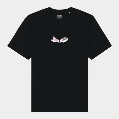 'Usagi' Black Heavy Oversized T-shirt