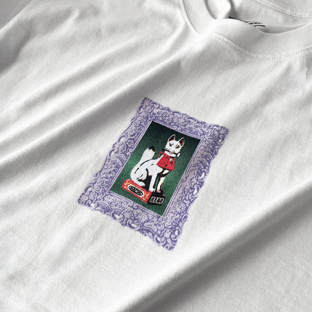 'Inari' White Heavy Oversized T-shirt