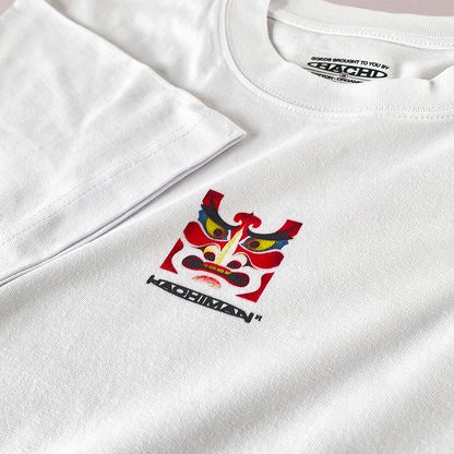 'Kamen' White Heavy Oversized T-shirt