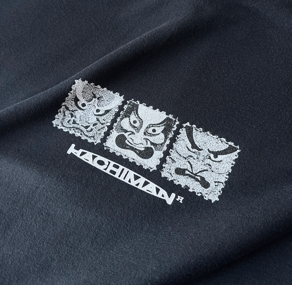 'Kamen' Navy Relaxed Mid-light T-shirt