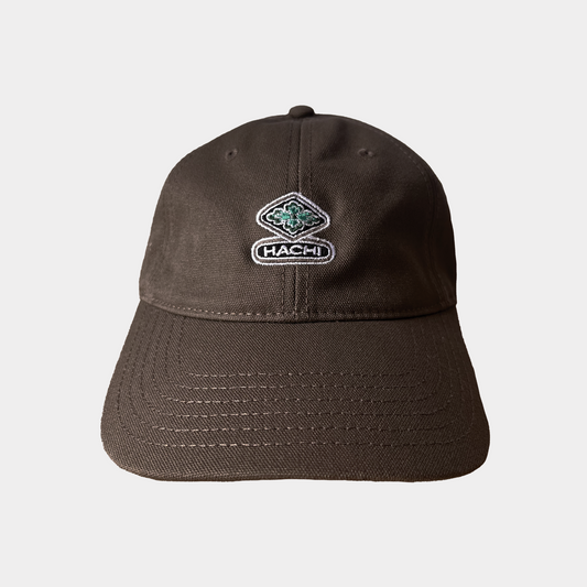 'Kamon' Walnut 6 Panel Canvas Cap