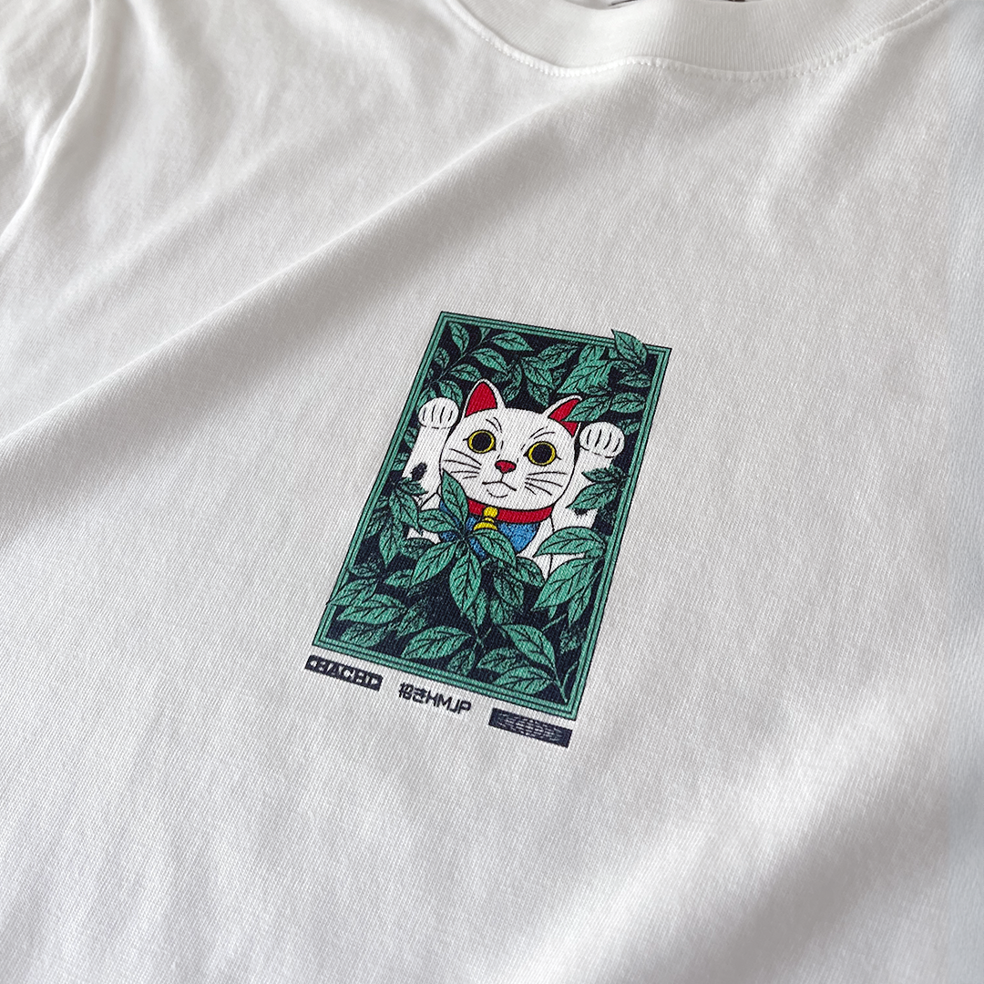'MANEKI' Off-White Relaxed Organic T-shirt